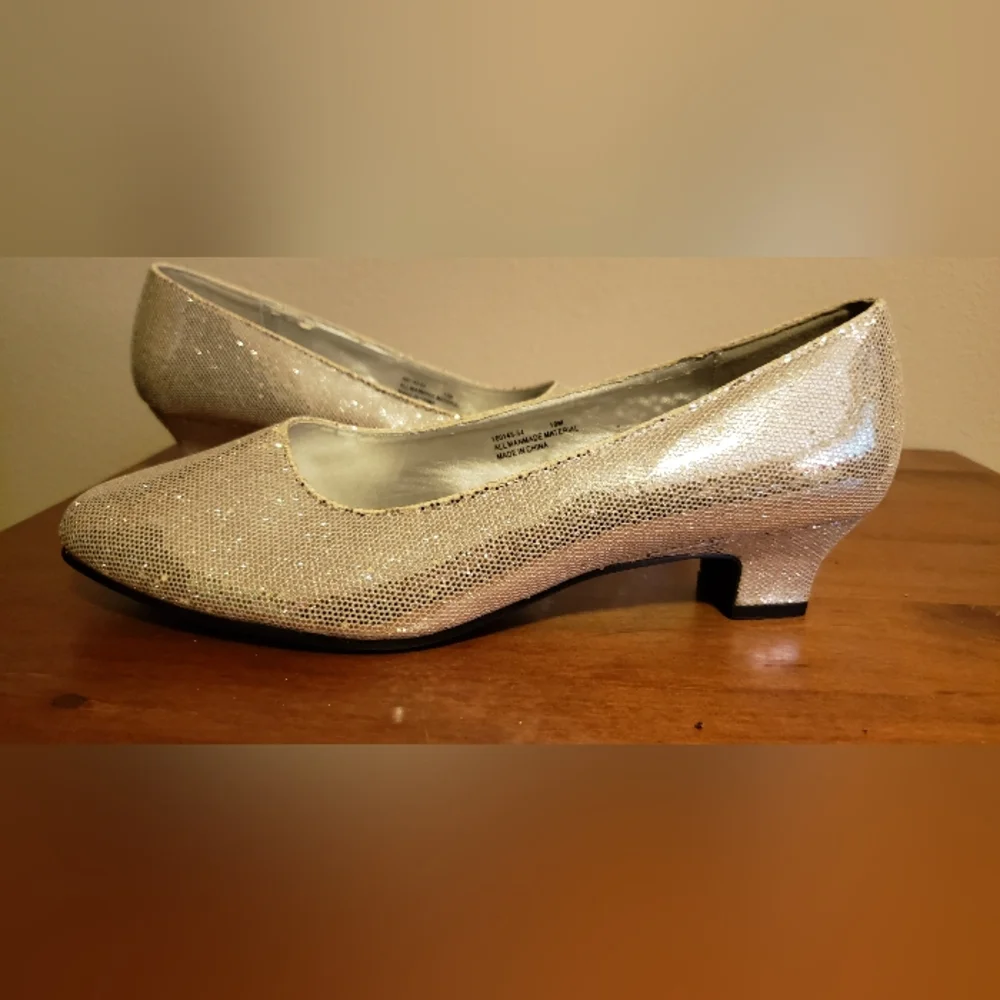 Valley Lane Glittering Silver Heels